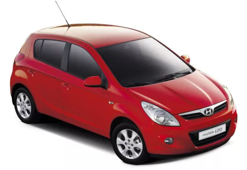 Szatuna Hyundai i20 Szatuna deflektory okien sada predný+zadný na okná, 4 ks 5 2009-2014