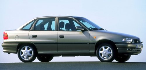 Szatuna OPEL Astra F Szatuna Deflektor vetra sada predný+zadný na okno, 4 ks 4 1994-2002