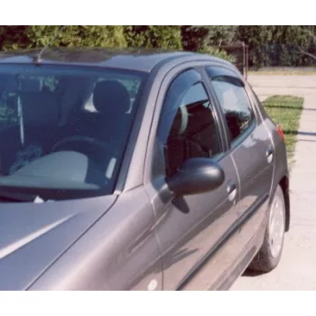   Szatuna PEUGEOT 206 Szatuna Deflektor vetra sada predný+zadný na okno, 4 ks 5 1998-2010