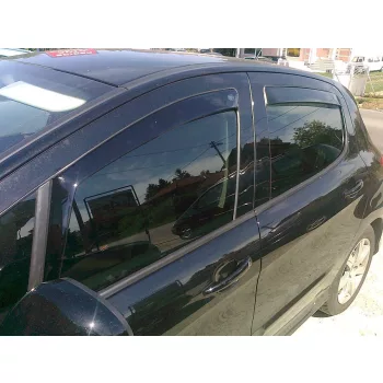   Szatuna Peugeot 308 Szatuna deflektory okien sada predný+zadný na okná, 4 ks 5 2007-2013