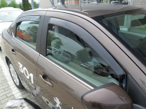Szatuna Peugeot 301 Szatuna deflektory okien sada predný+zadný na okná, 4 ks 4 2013-