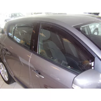   Szatuna Renault Megane Szatuna deflektory okien sada predný+zadný na okná, 4 ks 5 2009-2016