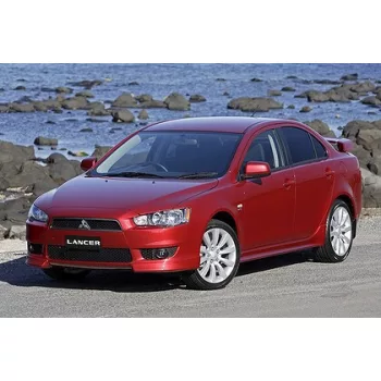   Szatuna Mitsubishi Lancer Szatuna deflektory okien sada predný+zadný na okná, 4 ks 4-5 2007-