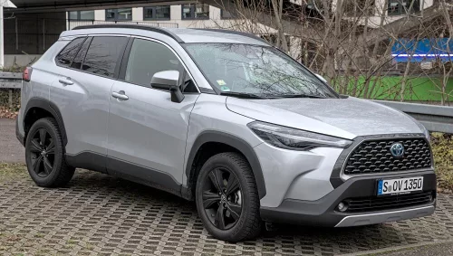Szatuna Toyota Corolla Cross Szatuna deflektory okien sada predný+zadný na okná, 4 ks 5 2023-