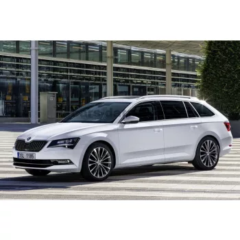   Szatuna Škoda Superb Szatuna deflektory okien sada predný+zadný na okná, 4 ks 5 2015-