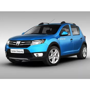   Szatuna Dacia Sandero Stepway Szatuna deflektory okien sada predný+zadný na okná, 4 ks 5 2012-2020