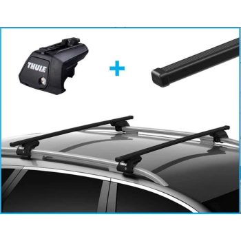   Thule SquareBar new čierne oceľ so strešnými lyžinami Strešný nosič (7104 712200)